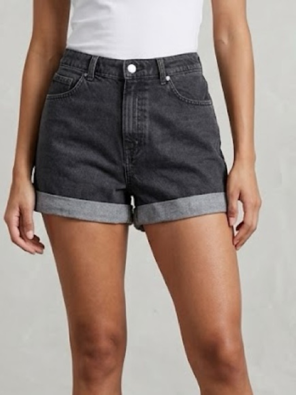 BDG Mom High Rise Denim Shorts 32